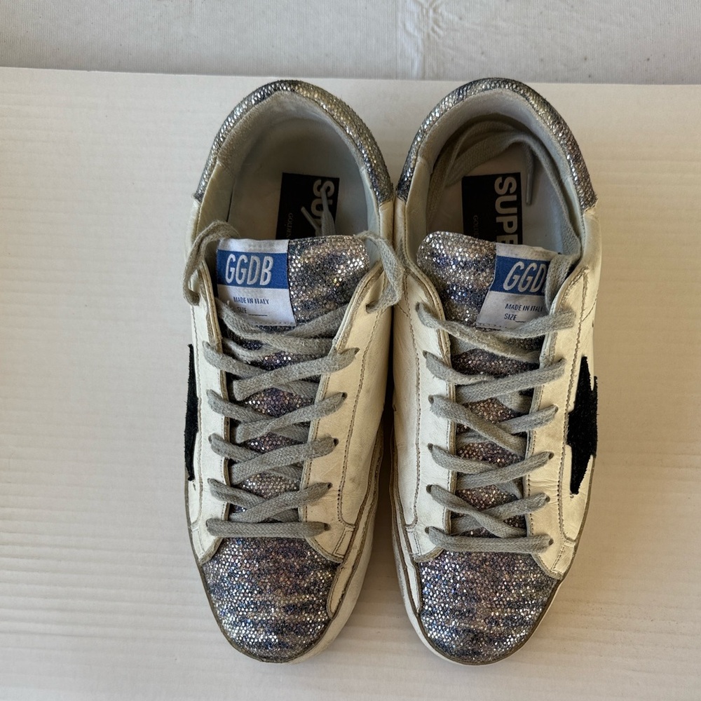 Golden Goose Deluxe Brand Glitter Sneakers size 38